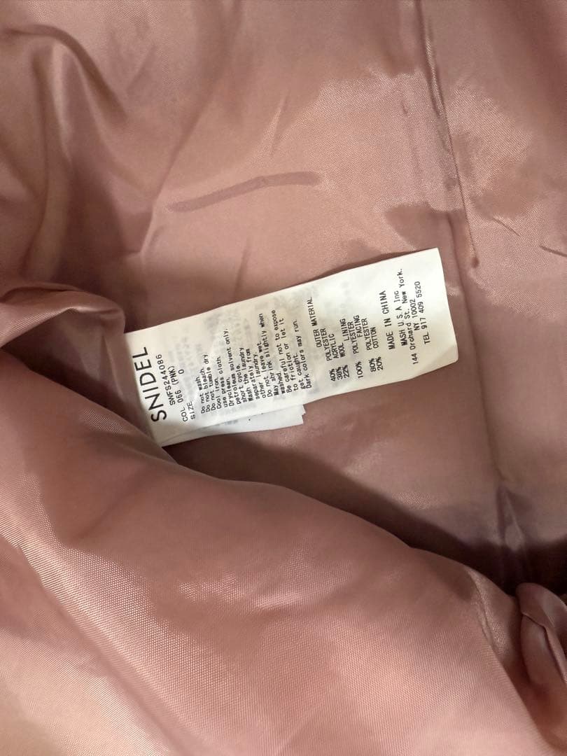 SNIDEL スナイデル ロービングチェックスカート