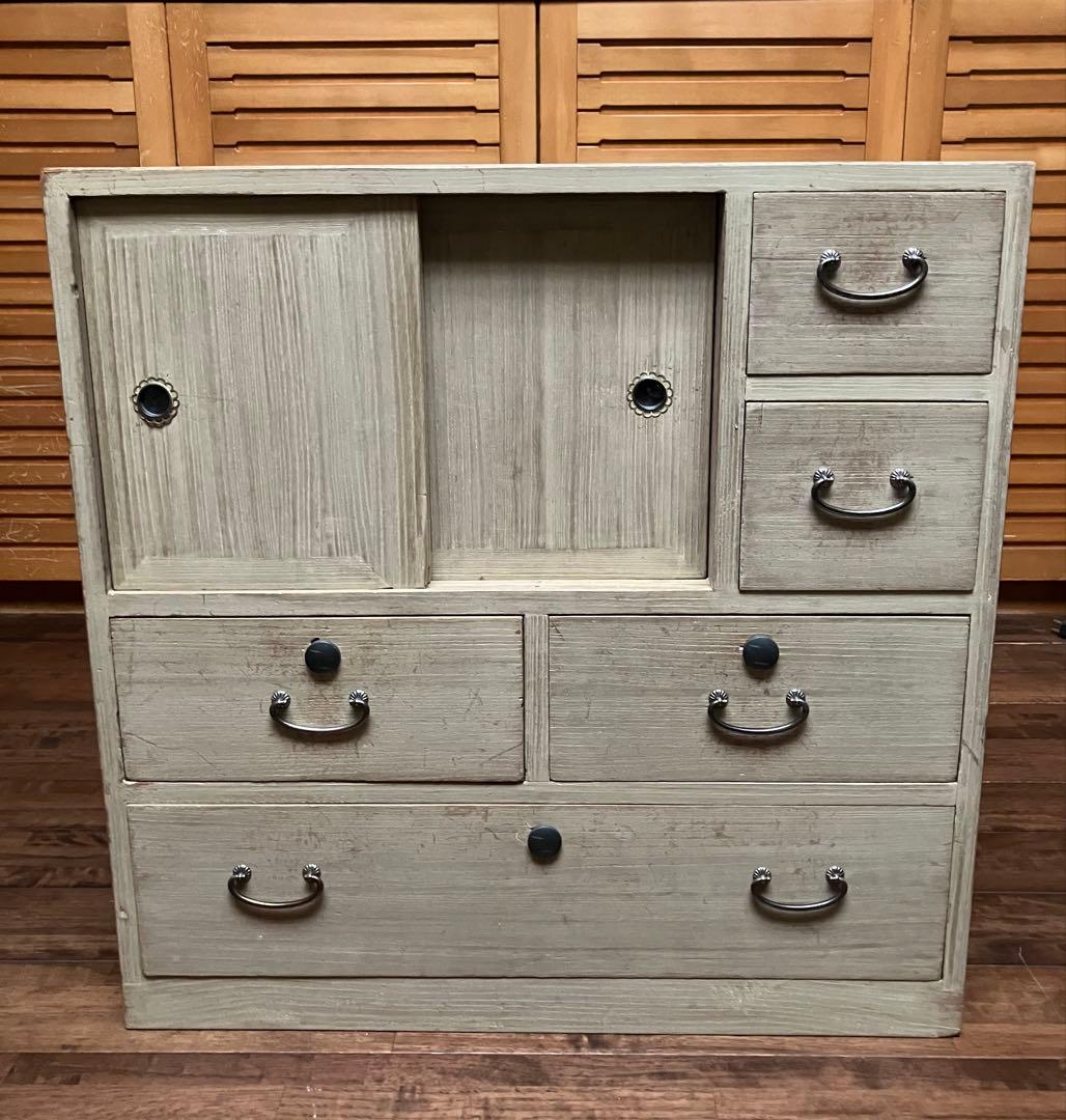 【専用】桐箪笥　 鍵付き　昭和レトロ アンティーク　古道具 骨董