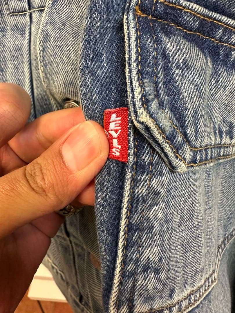 levi's × beams super wide denim jacket M