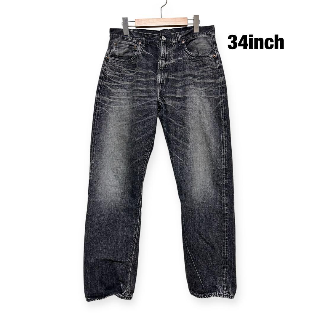 G1950 x WAREHOUSE ブラックデニム 34