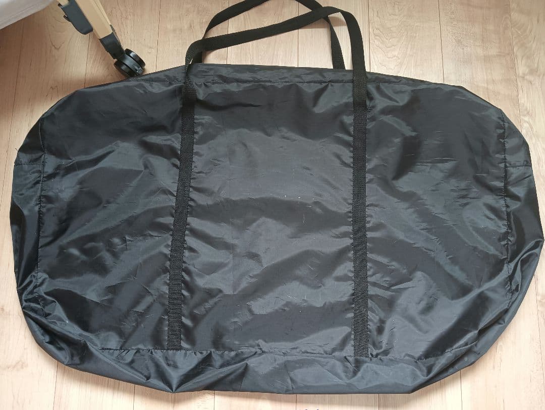 HZDMJ ベビーベッド ベージュ 説明書・蚊帳付き