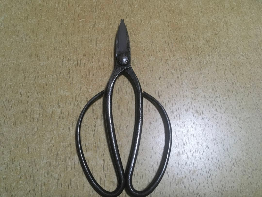 植木鋏　左刃　左利き　京型　輪鋏　木鋏　蕨手