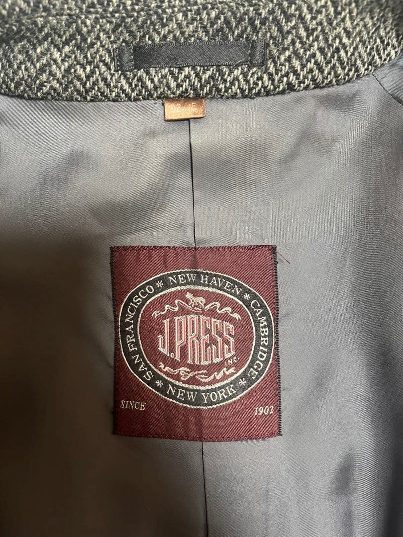 J.PRESS × Harris Tweed ステンカラーコート L相当