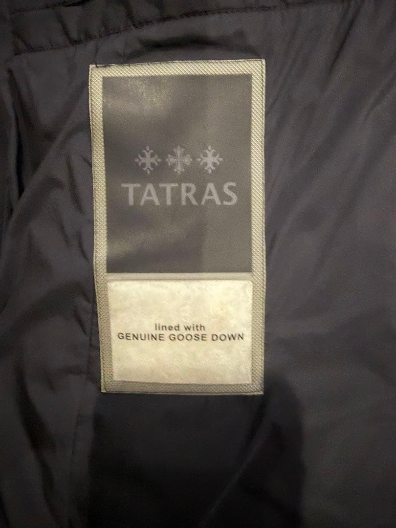 TATRAS ブラック ダウンジャケット タトラス BORBORE