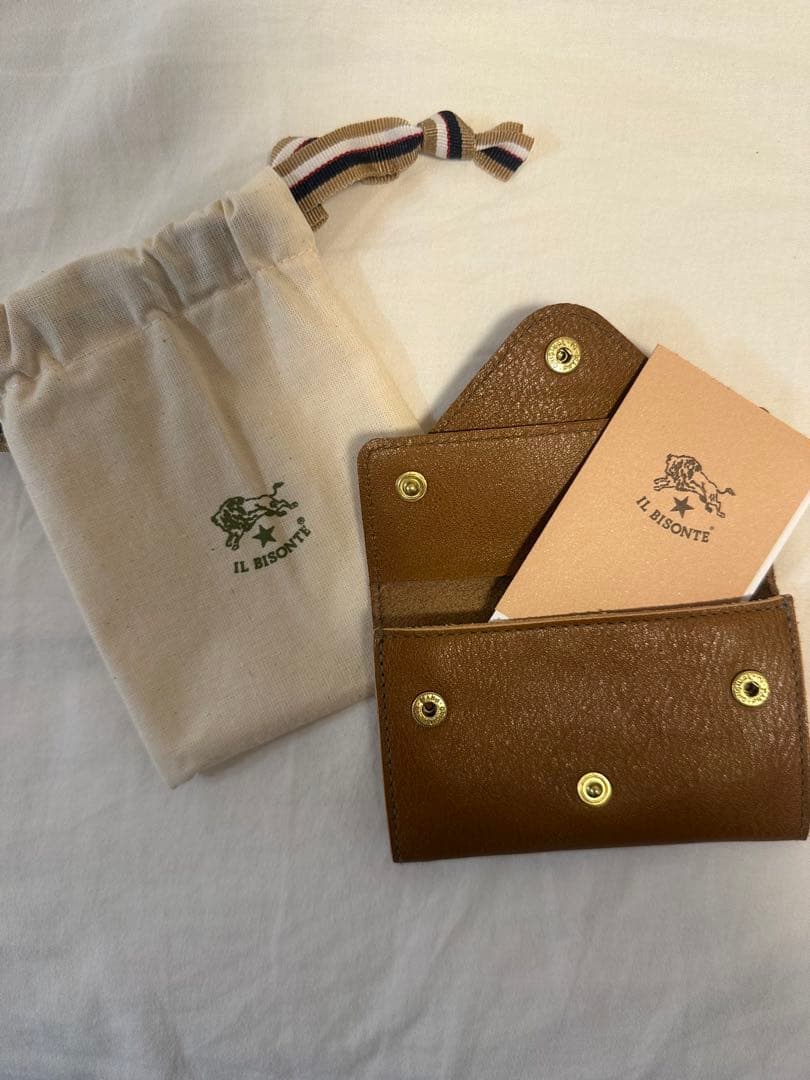 【新品未使用】イルビゾンテ ダブルフラップカードケース