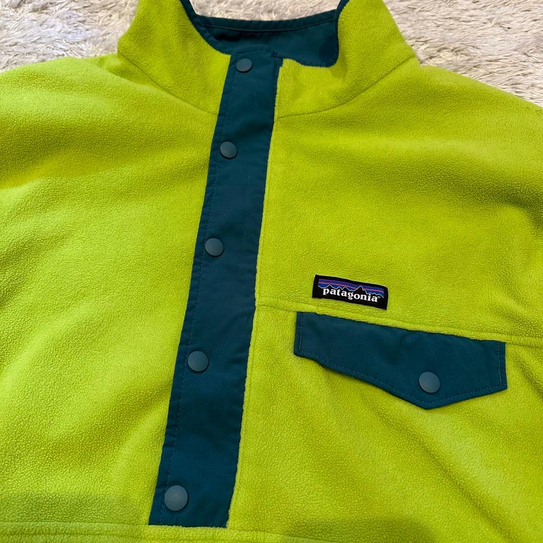 パタゴニア　スナップT グリセード　フリース　リバーシブル　メンズ　サイズM