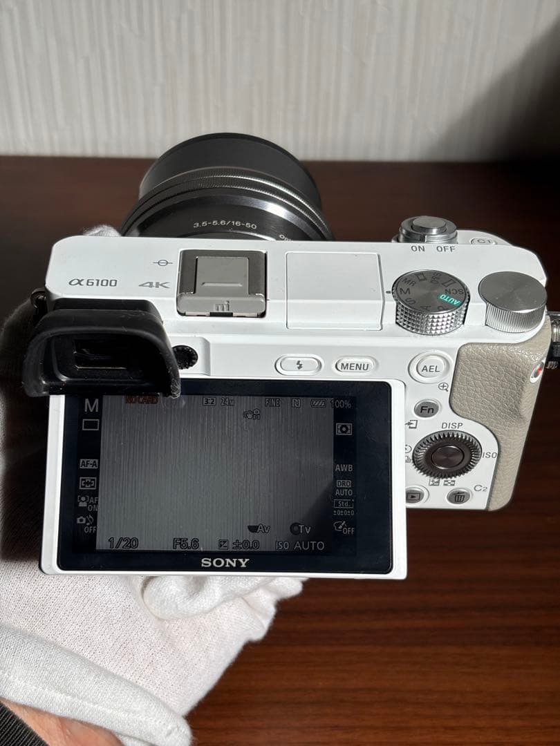 SONY ミラーレスカメラ α6100 ホワイト ダブルズームレンズセット