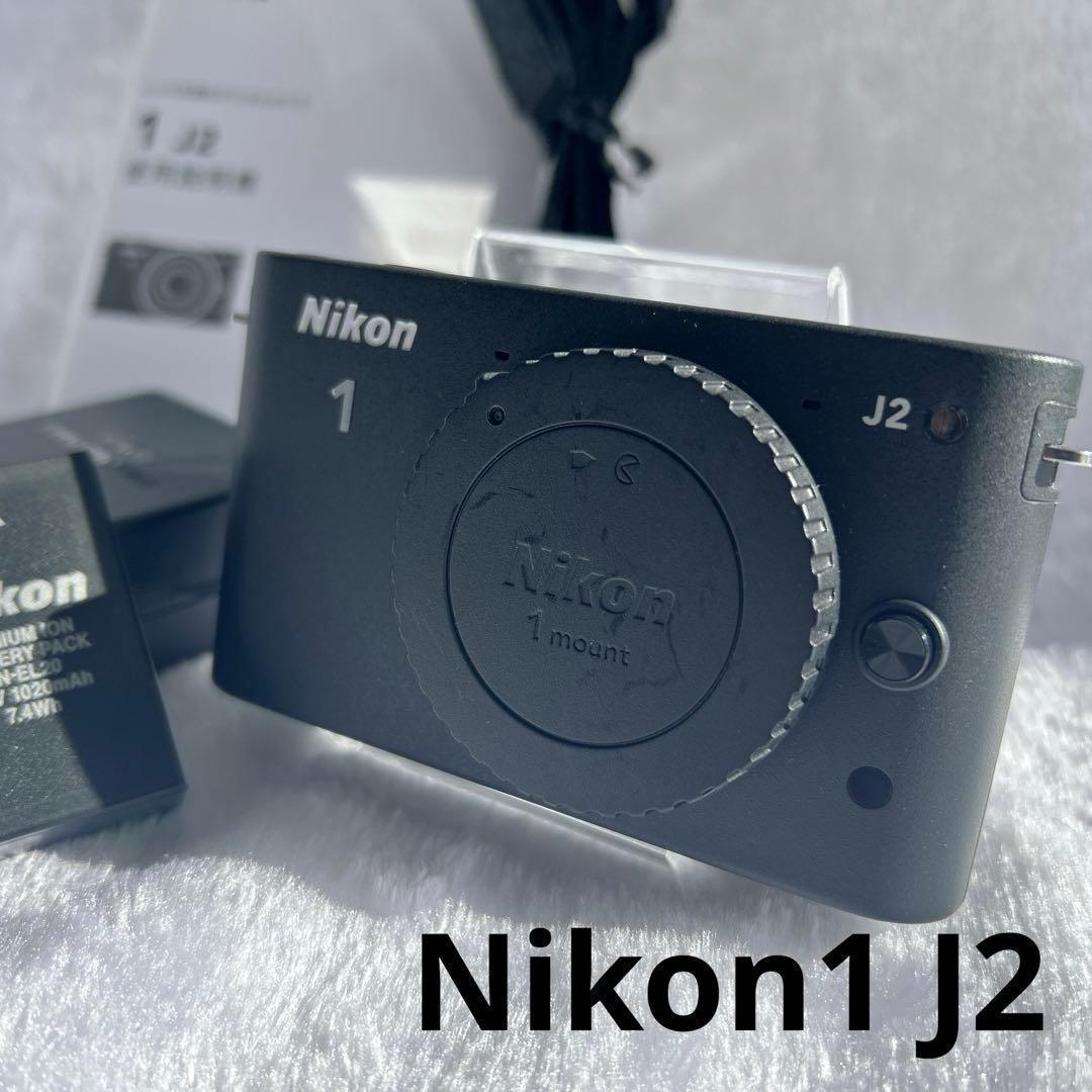 Nikon 1 J2 ブラック　本体　ミラーレス　軽量