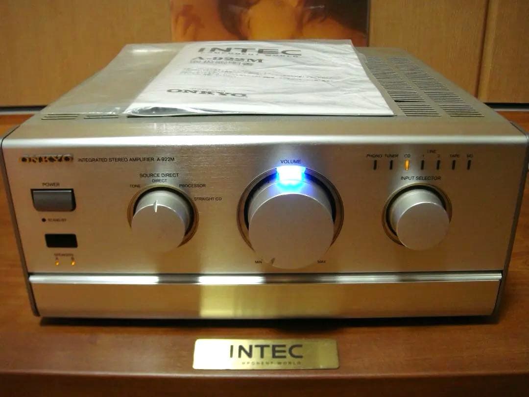 整備済 程度良 ONKYO オンキョー プリメインアンプ A-922M 取説付