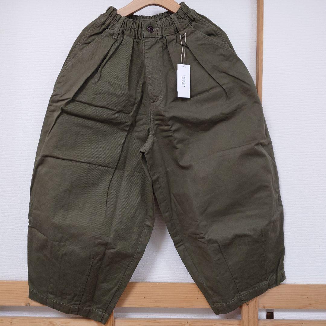 ちょろっペ　新品HARVESTY サルエルパンツ サイズ0 オリーブ