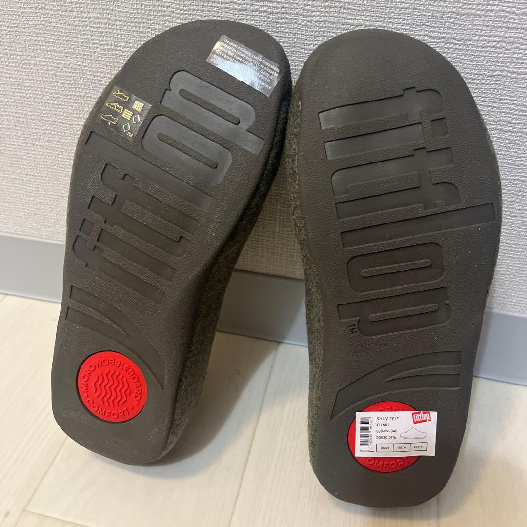 fitflop シャビフェルト　カーキ23cm