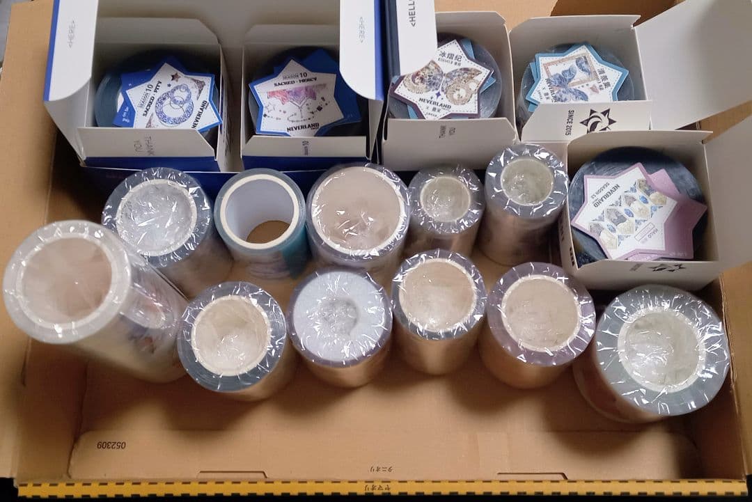 【中古】海外マステまとめ売り-A8　装飾系16本