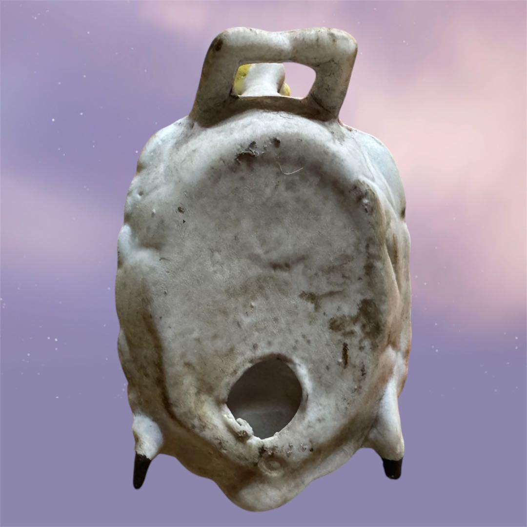 フランス雑貨 アンティーク風海亀女 小物入れ1800年代モチーフ 貴重希少