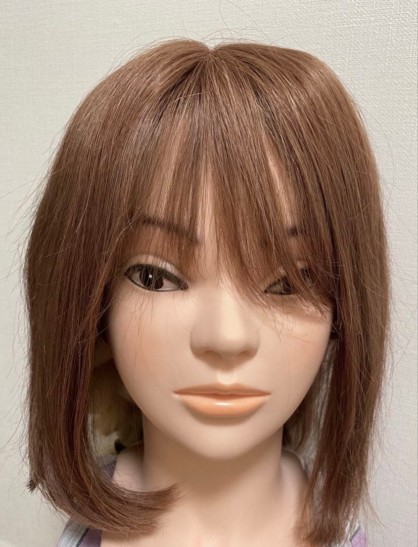専用！百合子ウィッグ　ベージュミルクティー　人毛100% フルウィッグ
