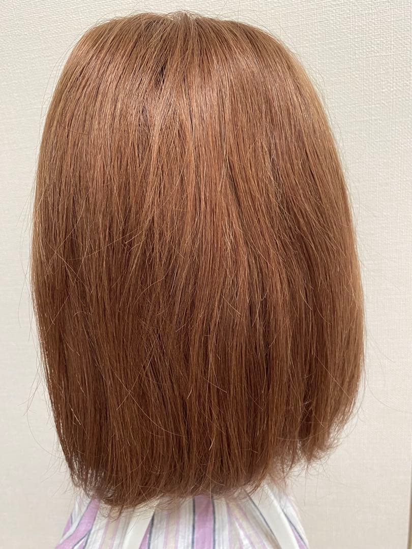 専用！百合子ウィッグ　ベージュミルクティー　人毛100% フルウィッグ