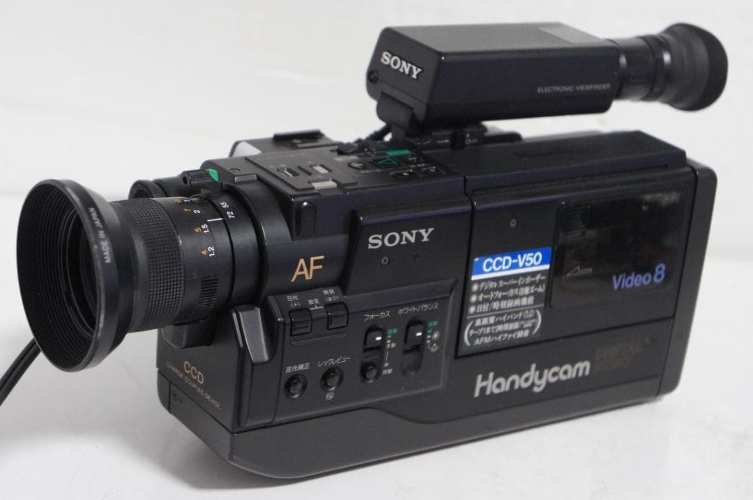 希少再生OK　CCD-V50 SONY 8mmビデオカメラ 326. Hi8