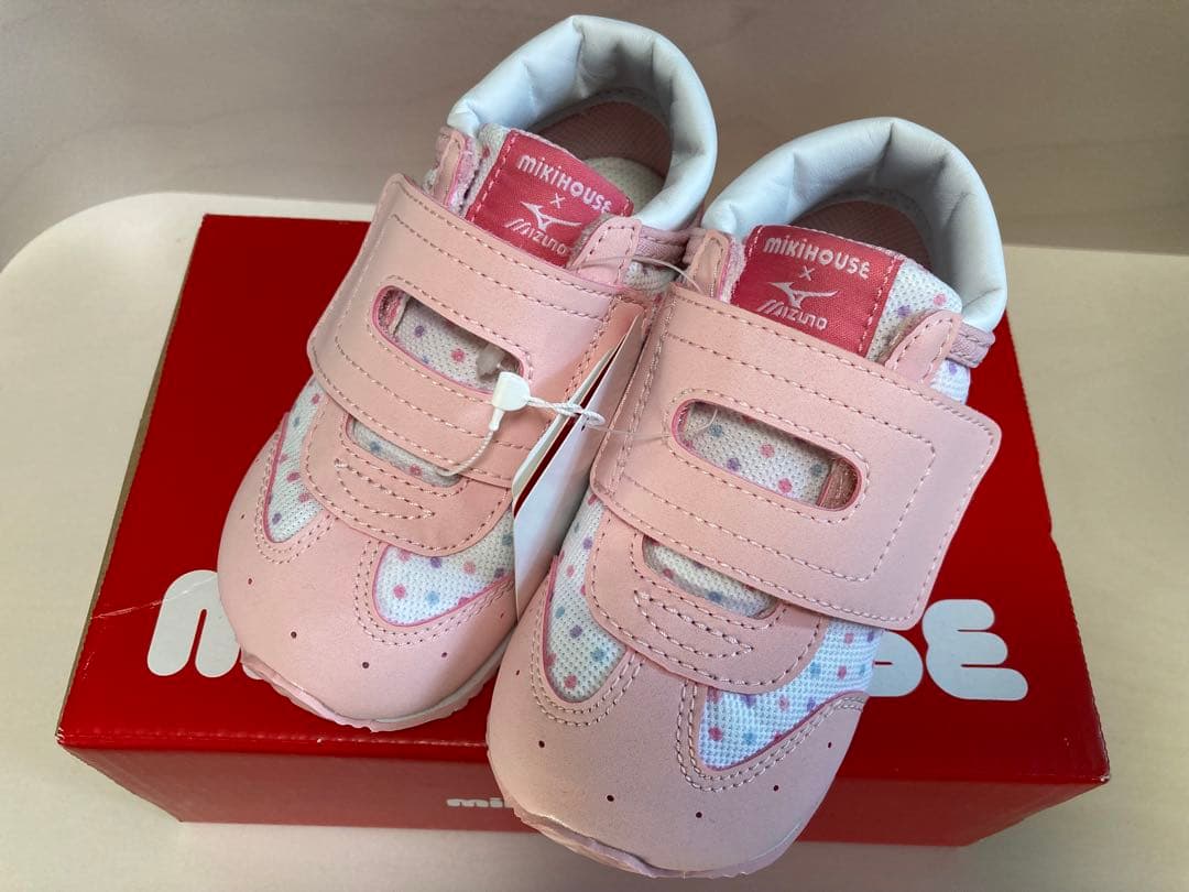 新品　ミキハウス　ミズノコラボ　スニーカー　14.5cm