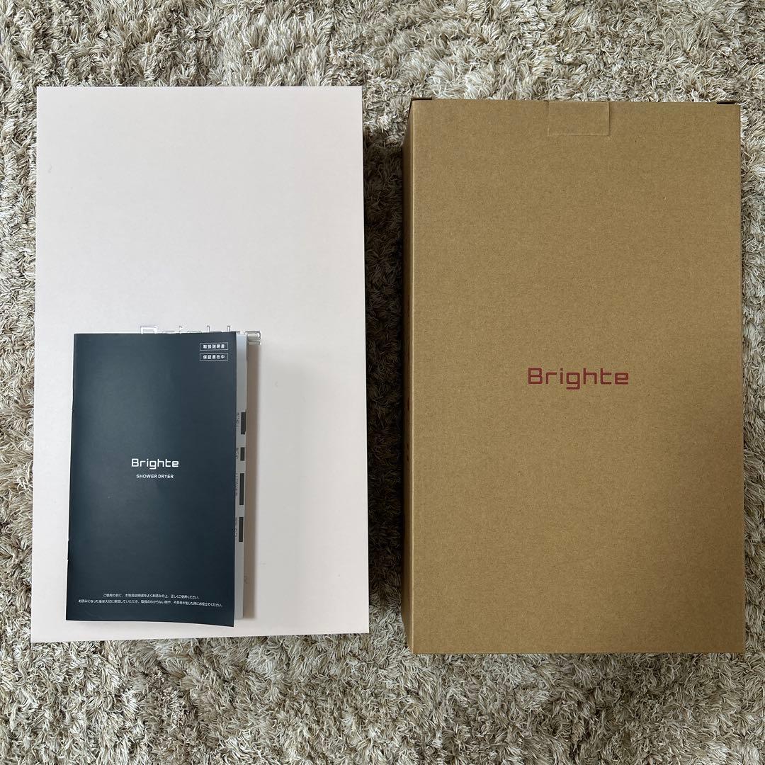 【1度のみ使用】Brighte（ブライト） シャワードライヤー ピンク