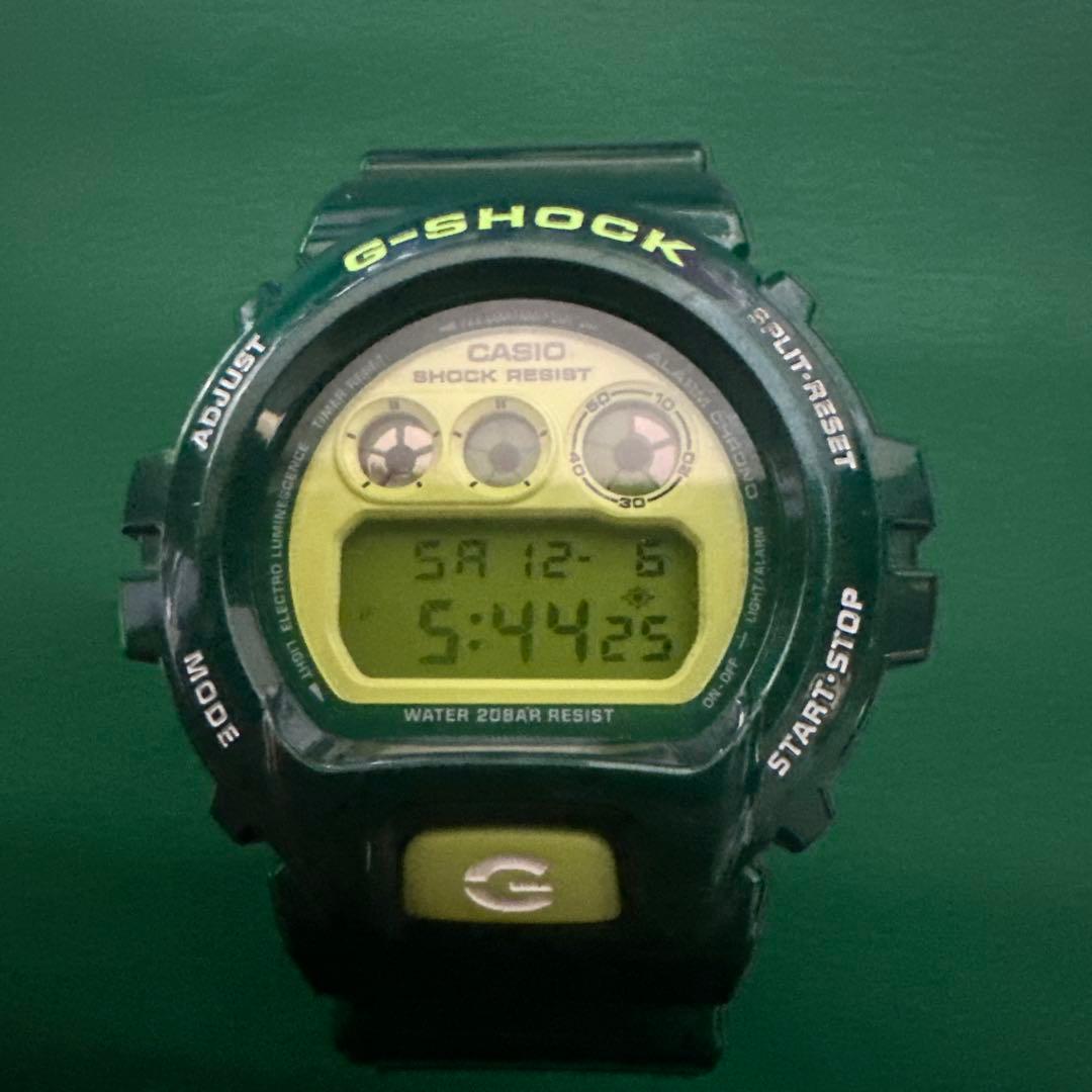 CASIO DW-6900CC-3JF クレイジーカラーズ　グリーン