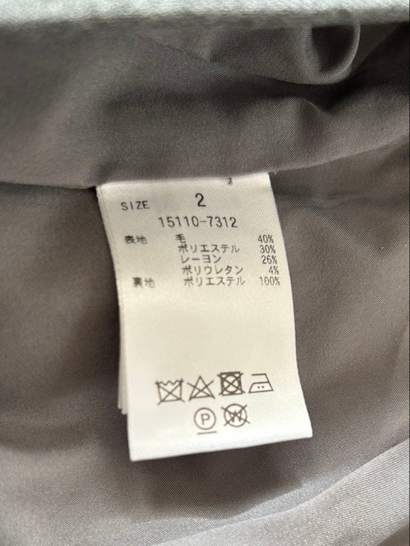 激レア　CLANE WOOL BASIC TUCK PANTS サイズ2