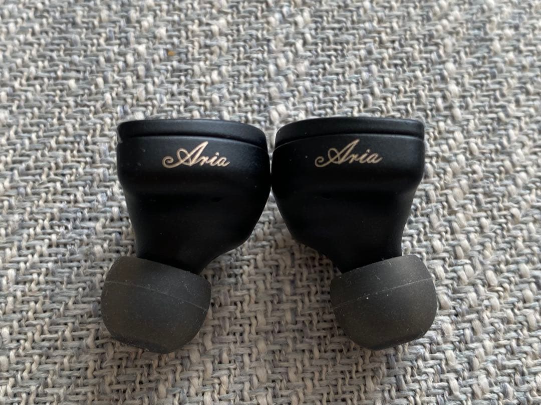 水月雨 MOONDROP 耳掛け式 カナル型 イヤホン Aria ブラック⑦