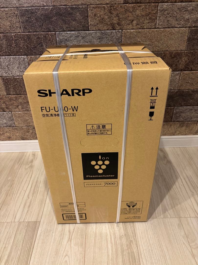 【最新2025年モデル】シャープ 空気清浄機 FU-U40-W ホワイト系