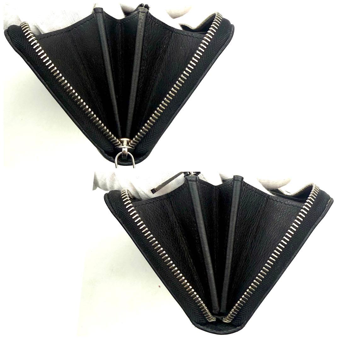 ルイヴィトン モノグラム マヒナ ジッピーウォレット ノワール 黒 長財布