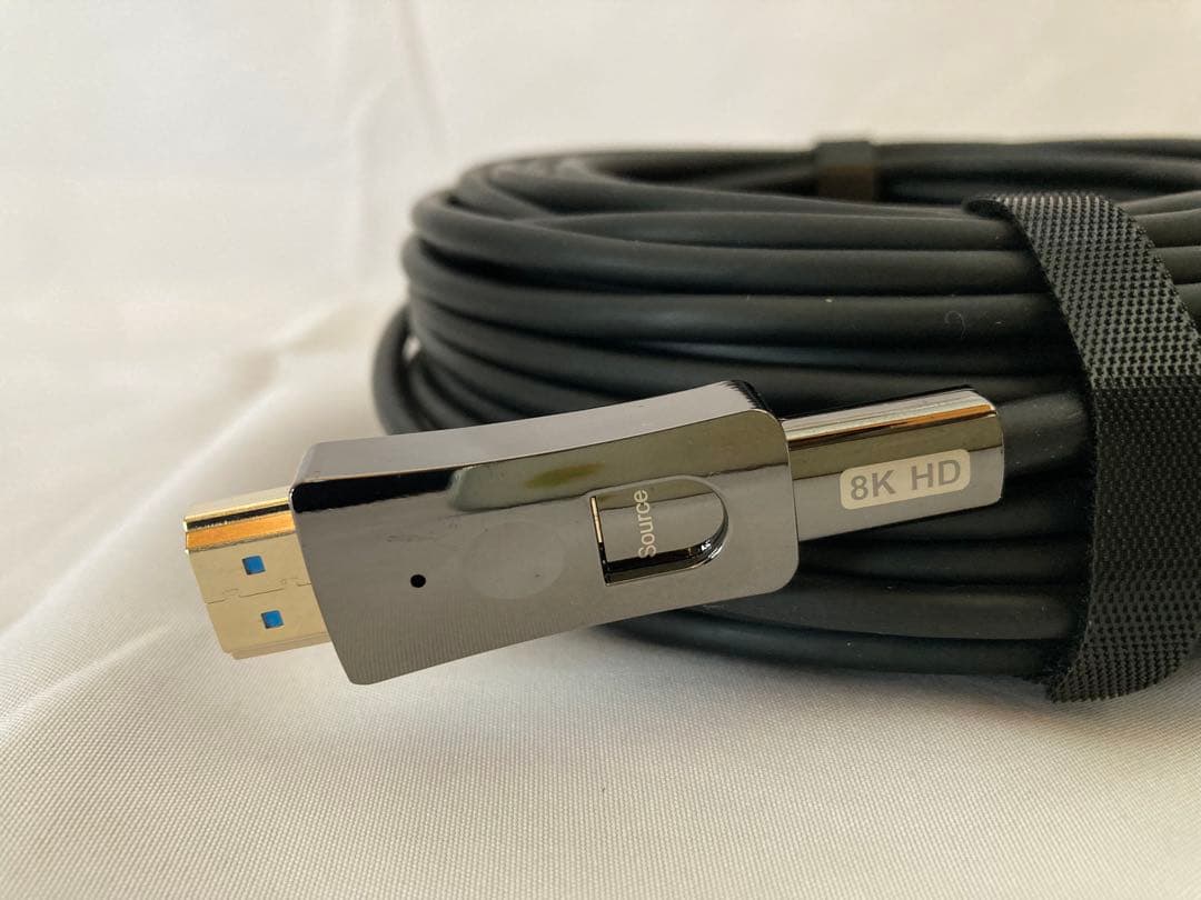 8K HDMI光ファイバーケーブル 20M 配管用