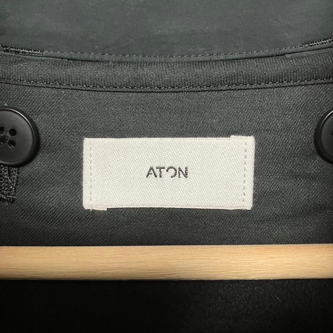 【最終値下げ】エイトン エアウェザーショートモッズコートダークグリーン 6