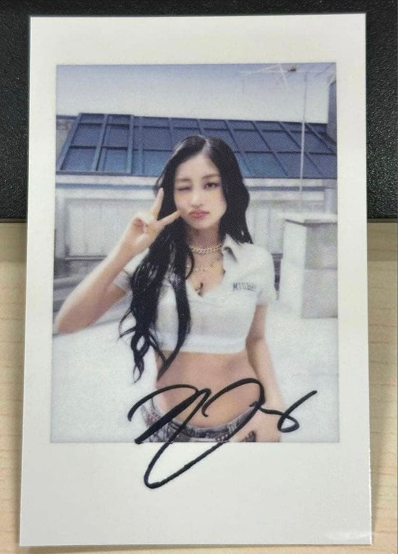 TWICE ジヒョ THISISFOR 中国一直娱yizhiyuチェキ トレカ