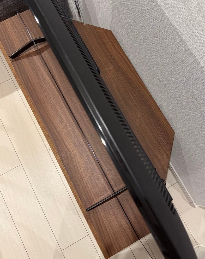 大川家具 テレビ台 テレビボード コーナー可能 幅100cm 北欧風 ブラウン