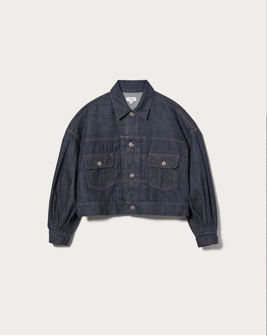 ジャケット・アウター HYKE balloon sleeve denim jacket