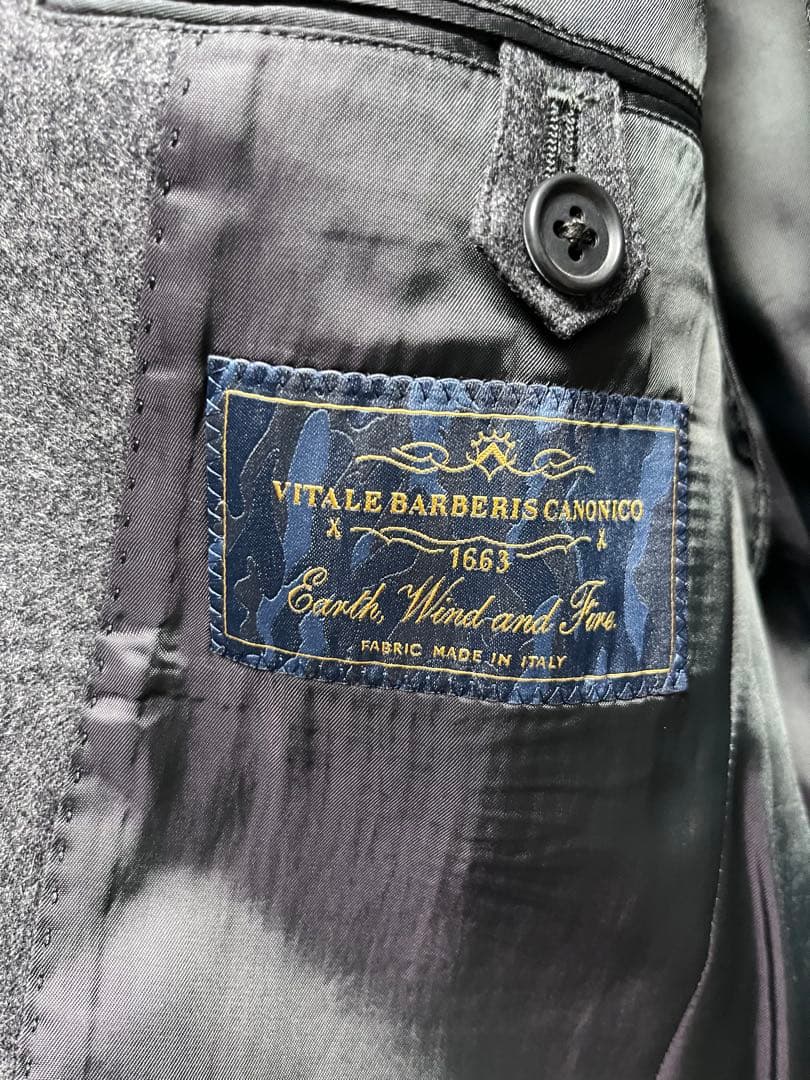 カノニコ　フランネル スーツカンパニー　グレー　秋冬　170-6