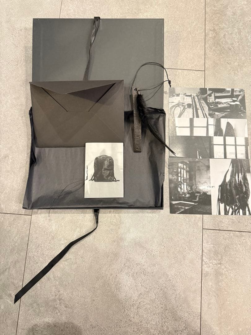 YTN N°7 カーフレザーバックパック リュック 0961R