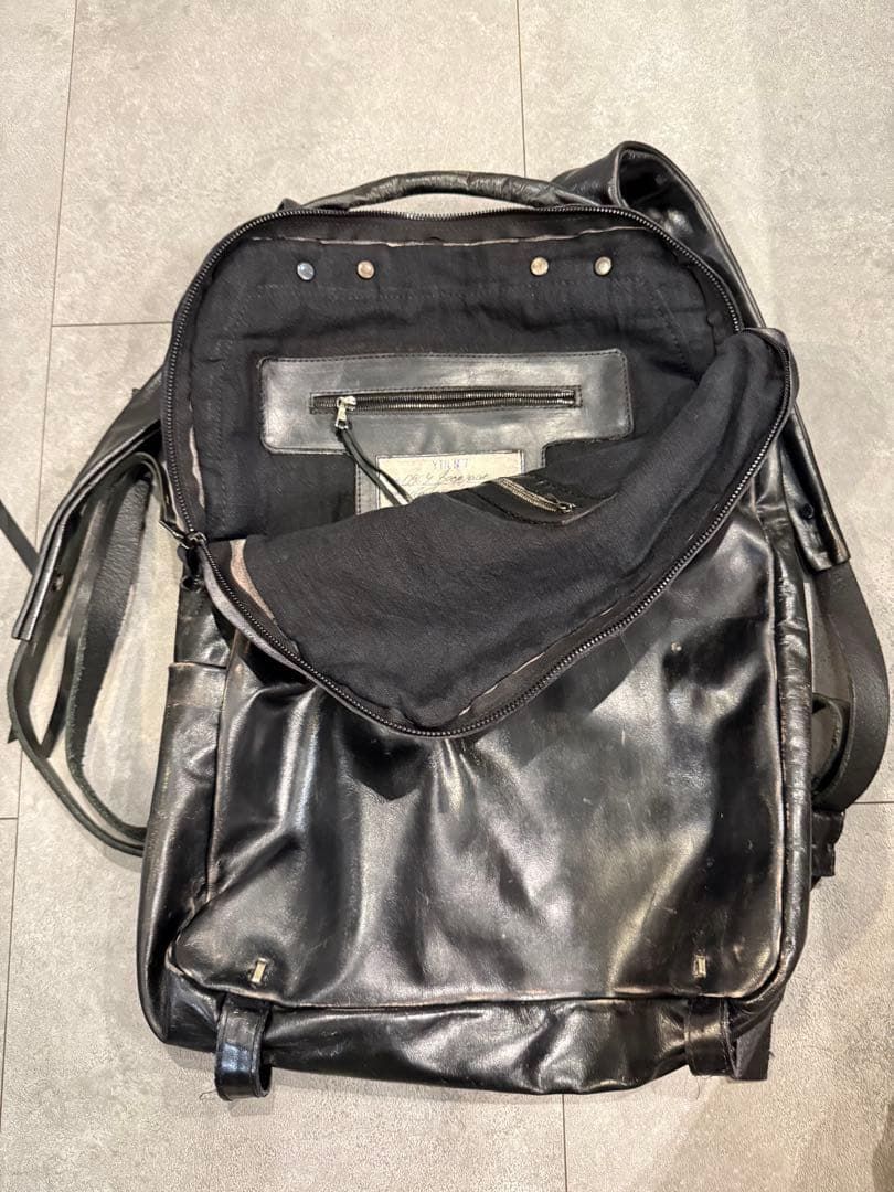 YTN N°7 カーフレザーバックパック リュック 0961R