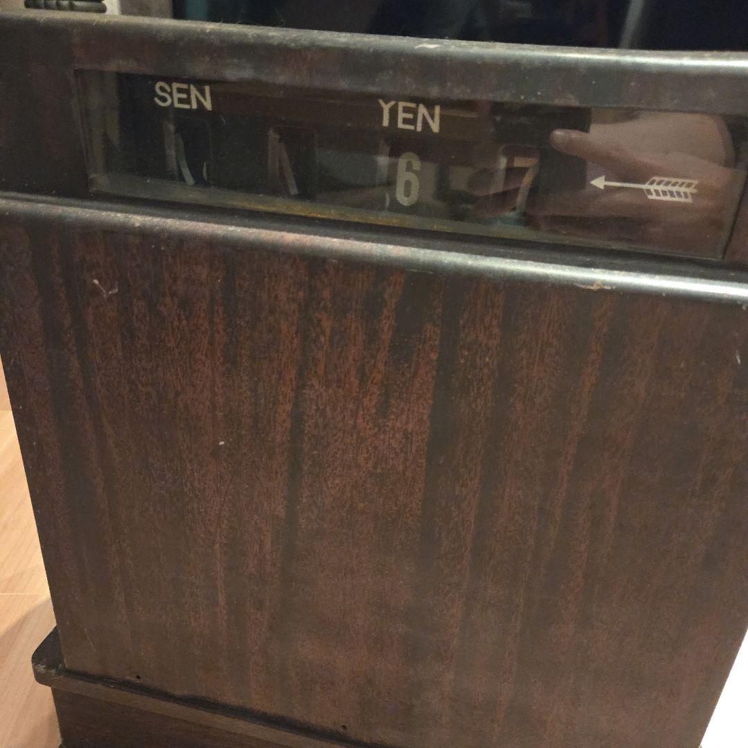 ヴィンテージ木製レジスター.キャッシャー