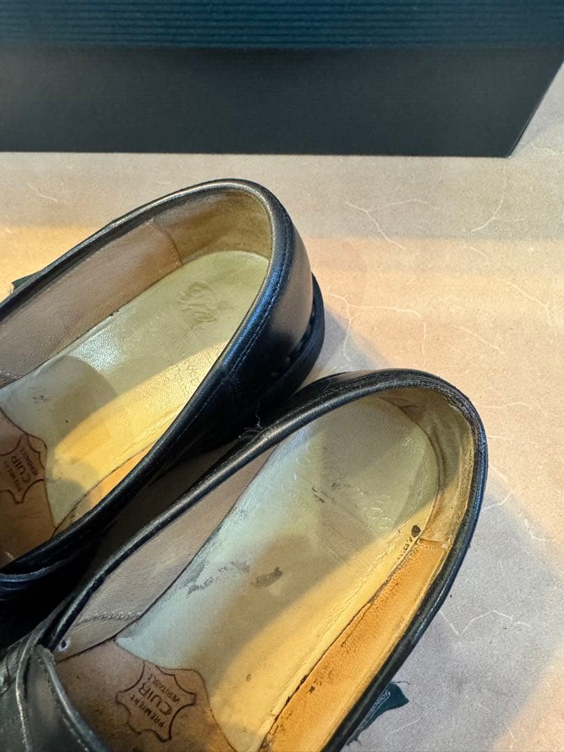 Paraboots 黒　オルセー