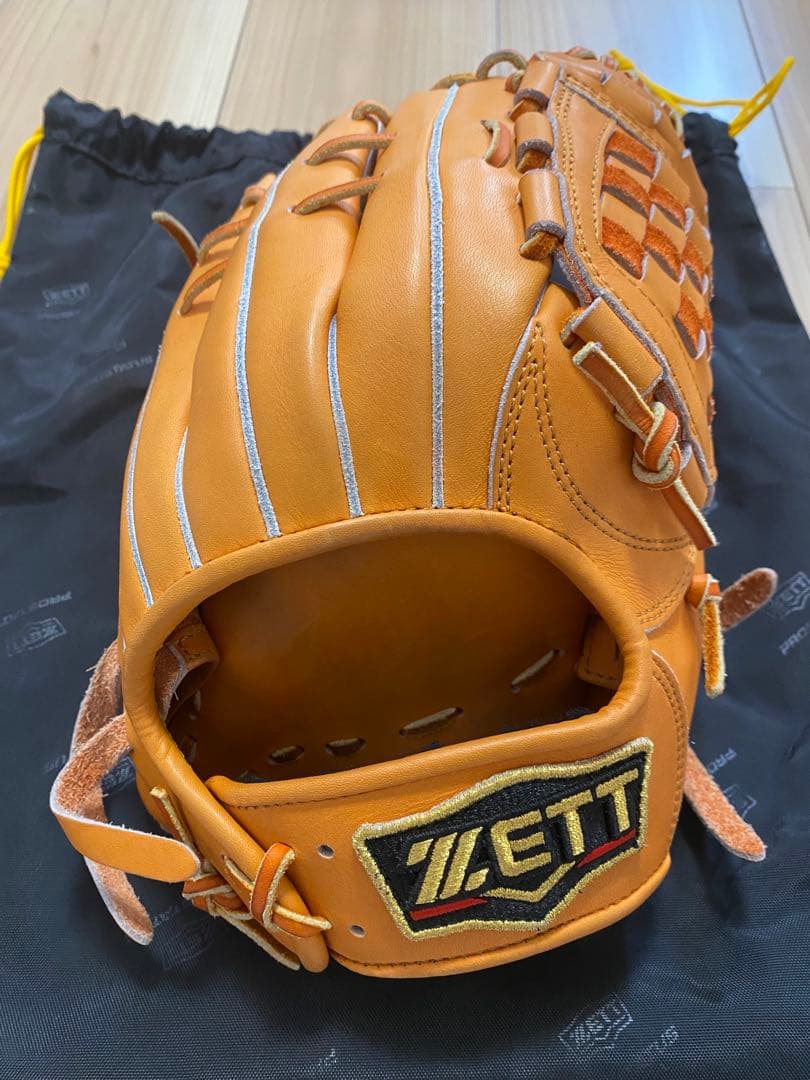 ZETT PROSTATUS 軟式グローブ オレンジ