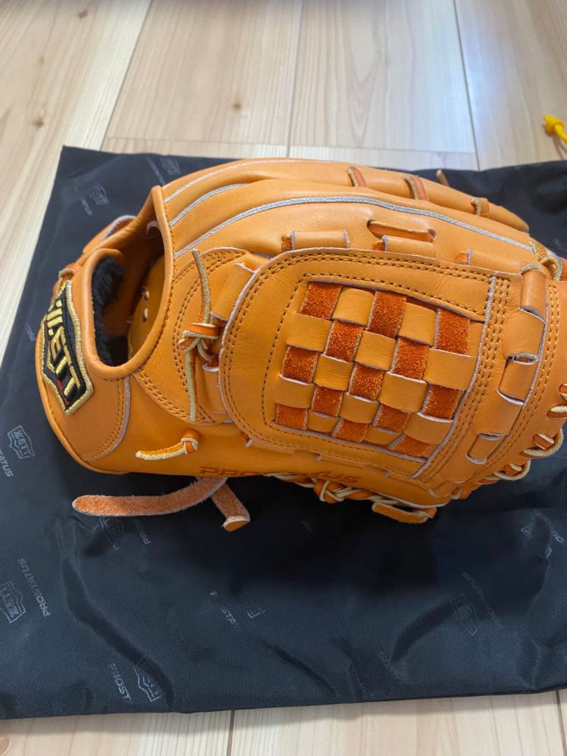 ZETT PROSTATUS 軟式グローブ オレンジ