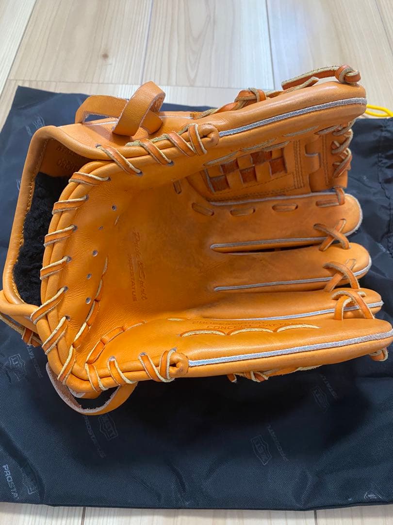 ZETT PROSTATUS 軟式グローブ オレンジ