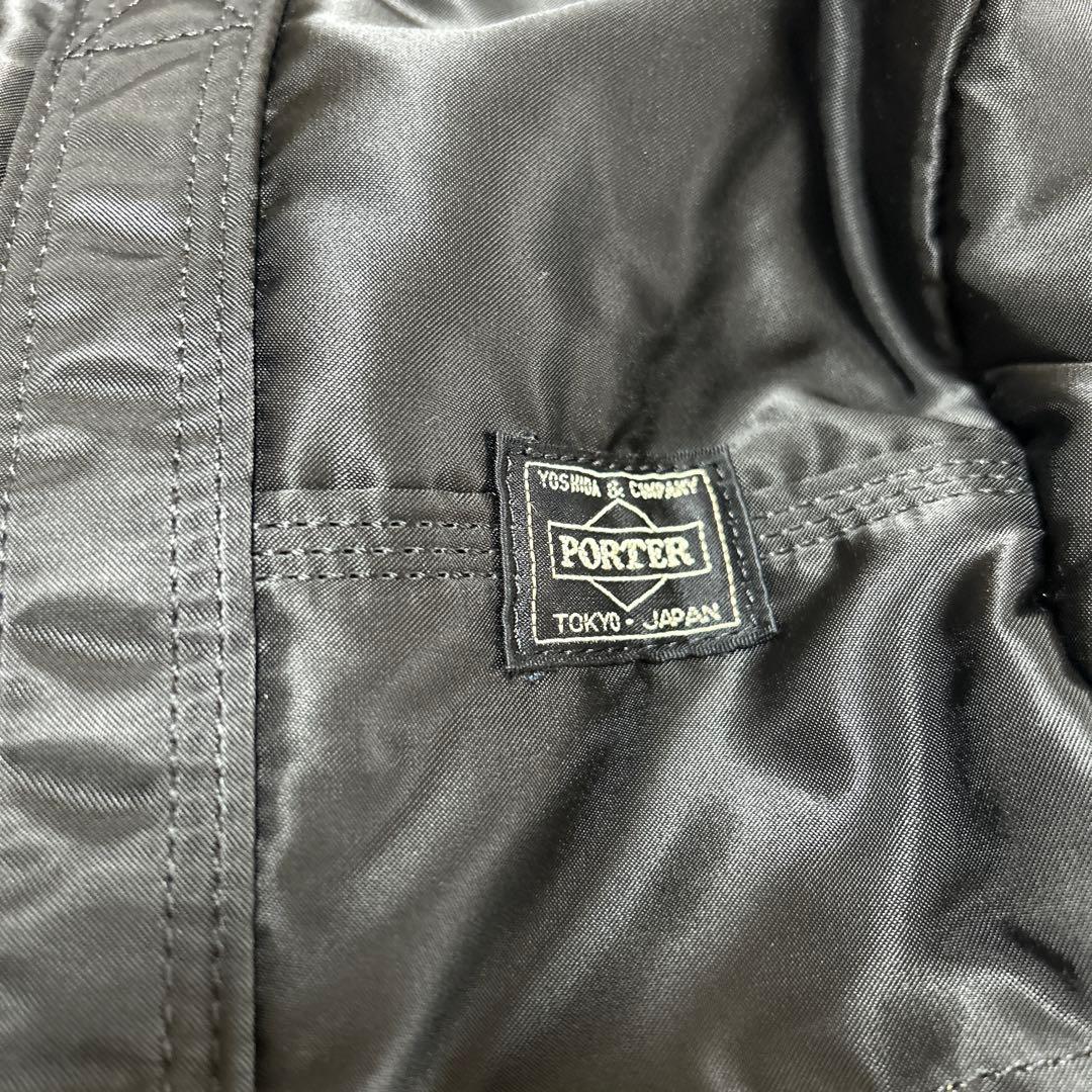 PORTER ブラック ドラムバッグ タンカー