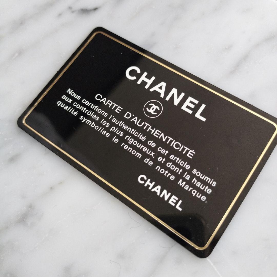 CHANEL カメリア型押し ココマーク 長財布 ブラック