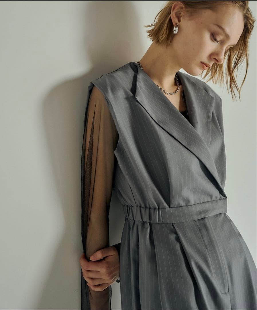 スーツ・フォーマル・ドレス et.UNiVER Standout collar all-in-pants