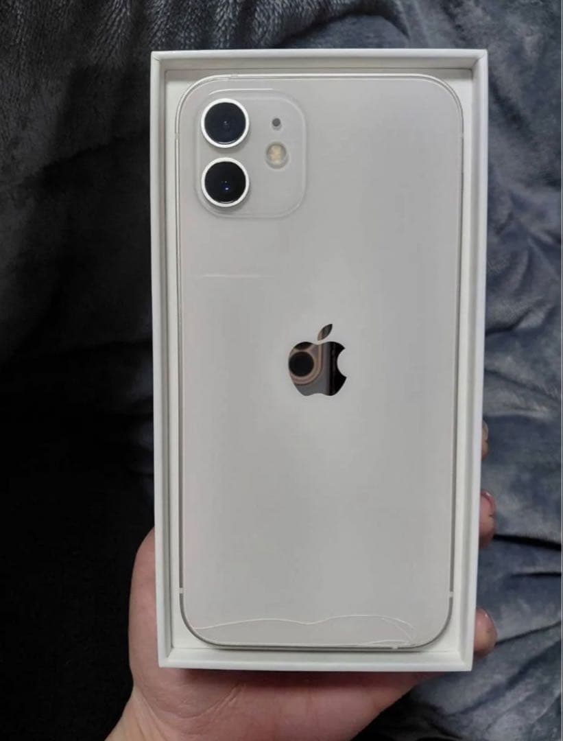 iPhone12 ホワイト 64GB iWALK LinkPod-4 ブラック