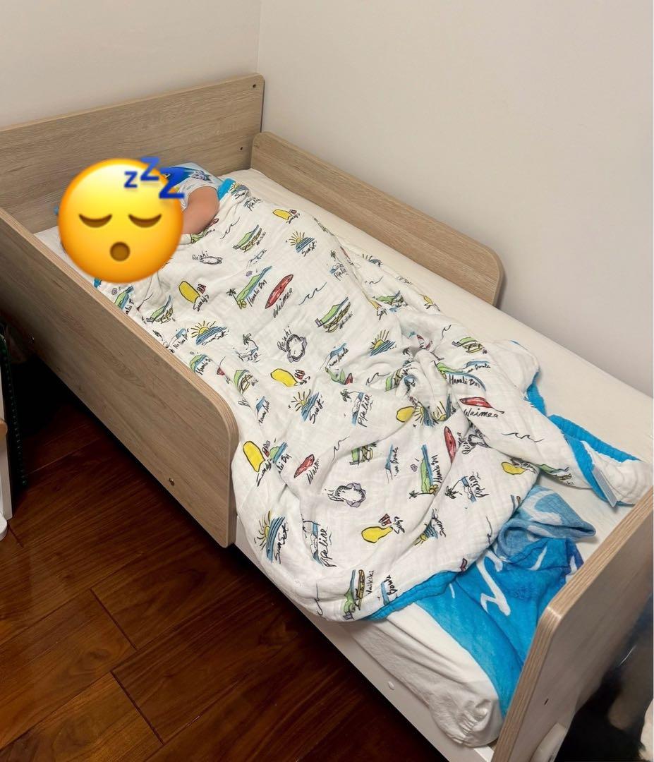 Boori ナッティ 3in1 ベビーベッド 、専用マットレス