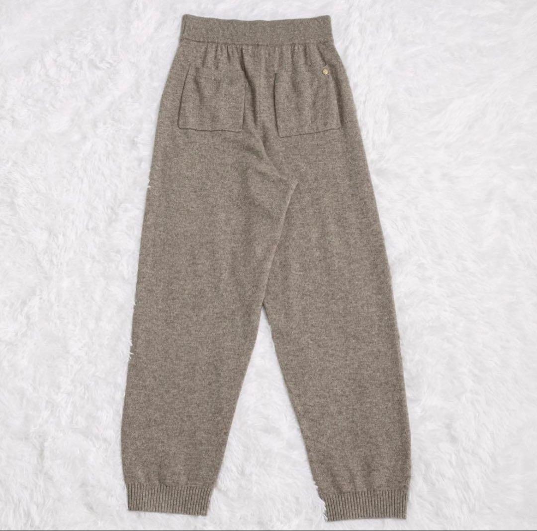 【美品】Whim Gazette 15周年記念アイテム　カシミヤ混ニットパンツ