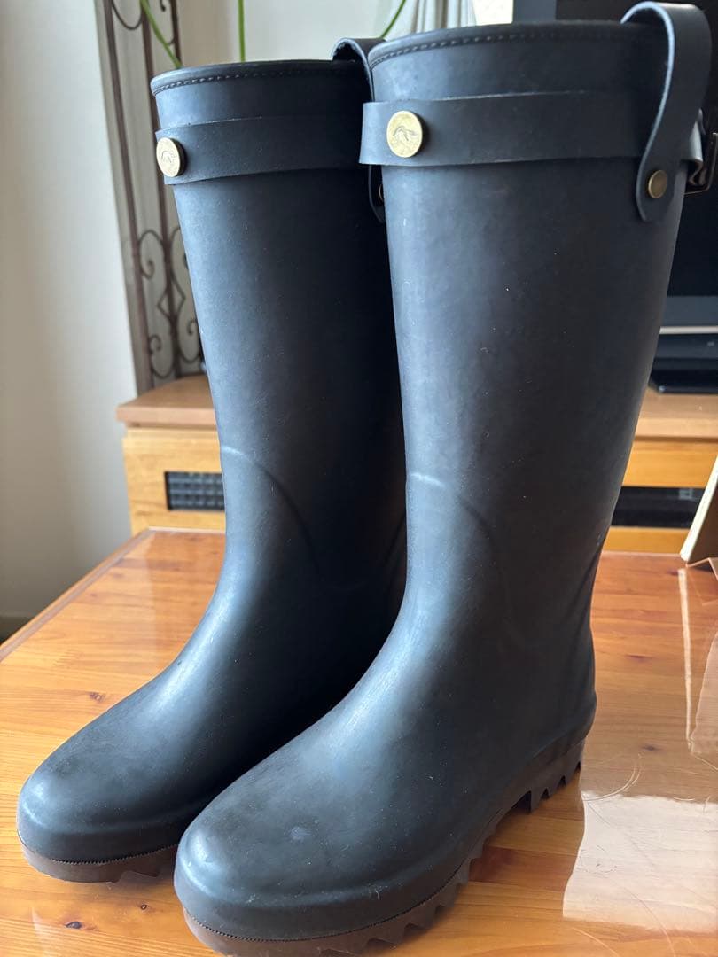 Daiichi rubber第一ゴム ラバーブーツ ブラック