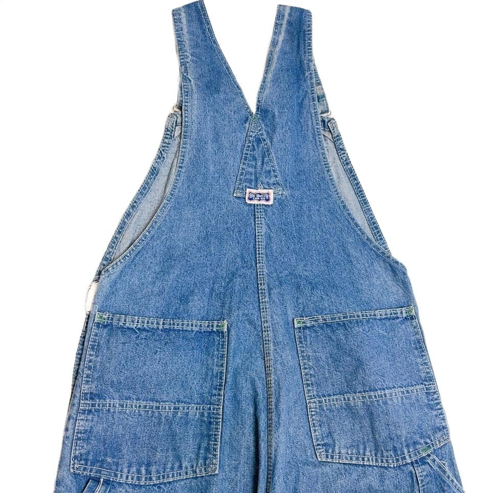 希少 80s USA製 ビッグスミス デニム オーバーオール 36 米国