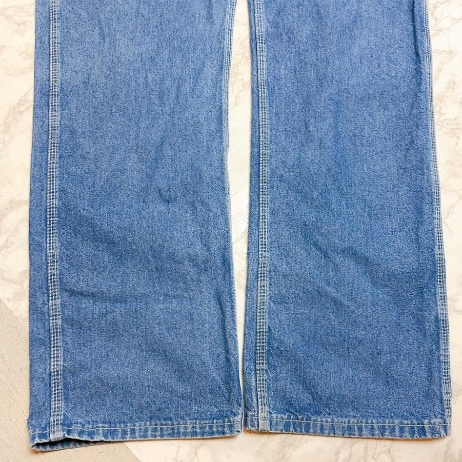 希少 80s USA製 ビッグスミス デニム オーバーオール 36 米国