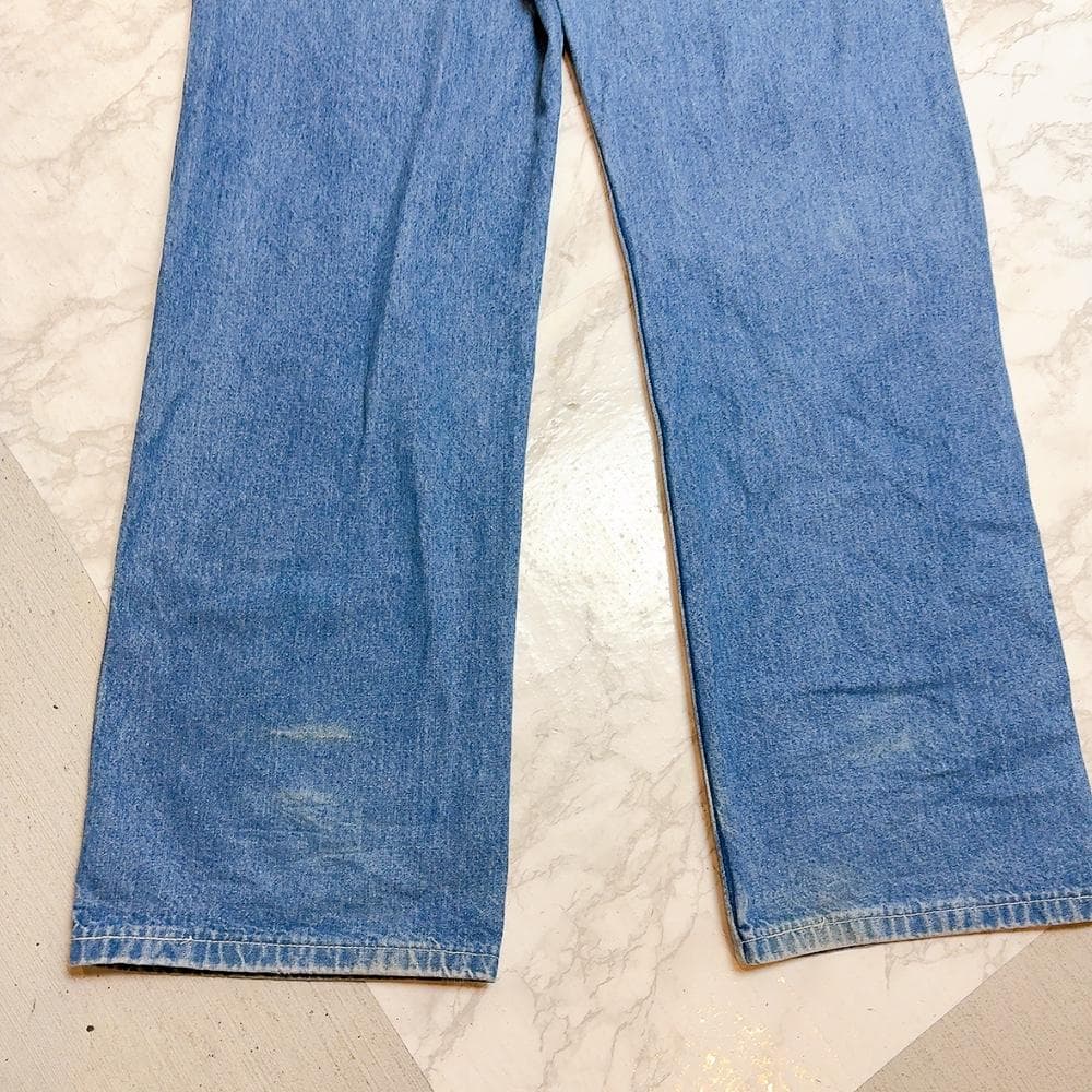 希少 80s USA製 ビッグスミス デニム オーバーオール 36 米国